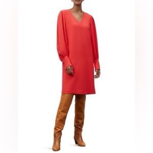 Lafayette 148 New York Lenore Puff Sleeve Shift Dress